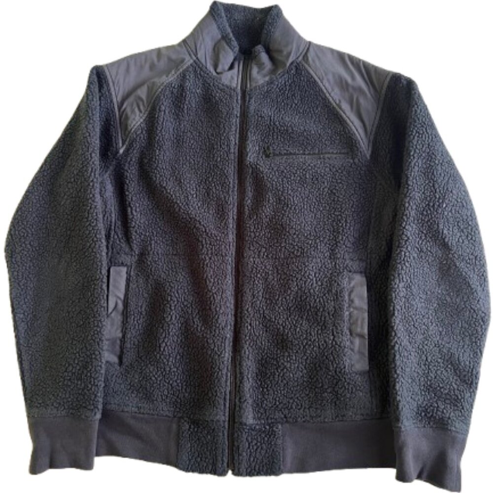 J.Crew Zip-Up Fleece – Men’s Medium (Navy Blue)